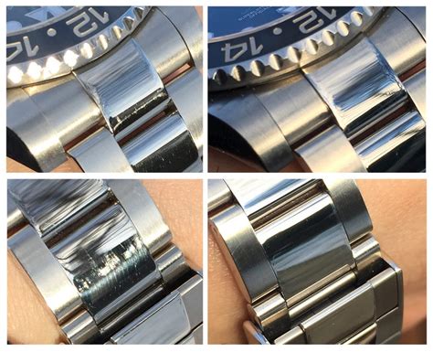 remove scratches from rolex watch band|rolex polishing videos.